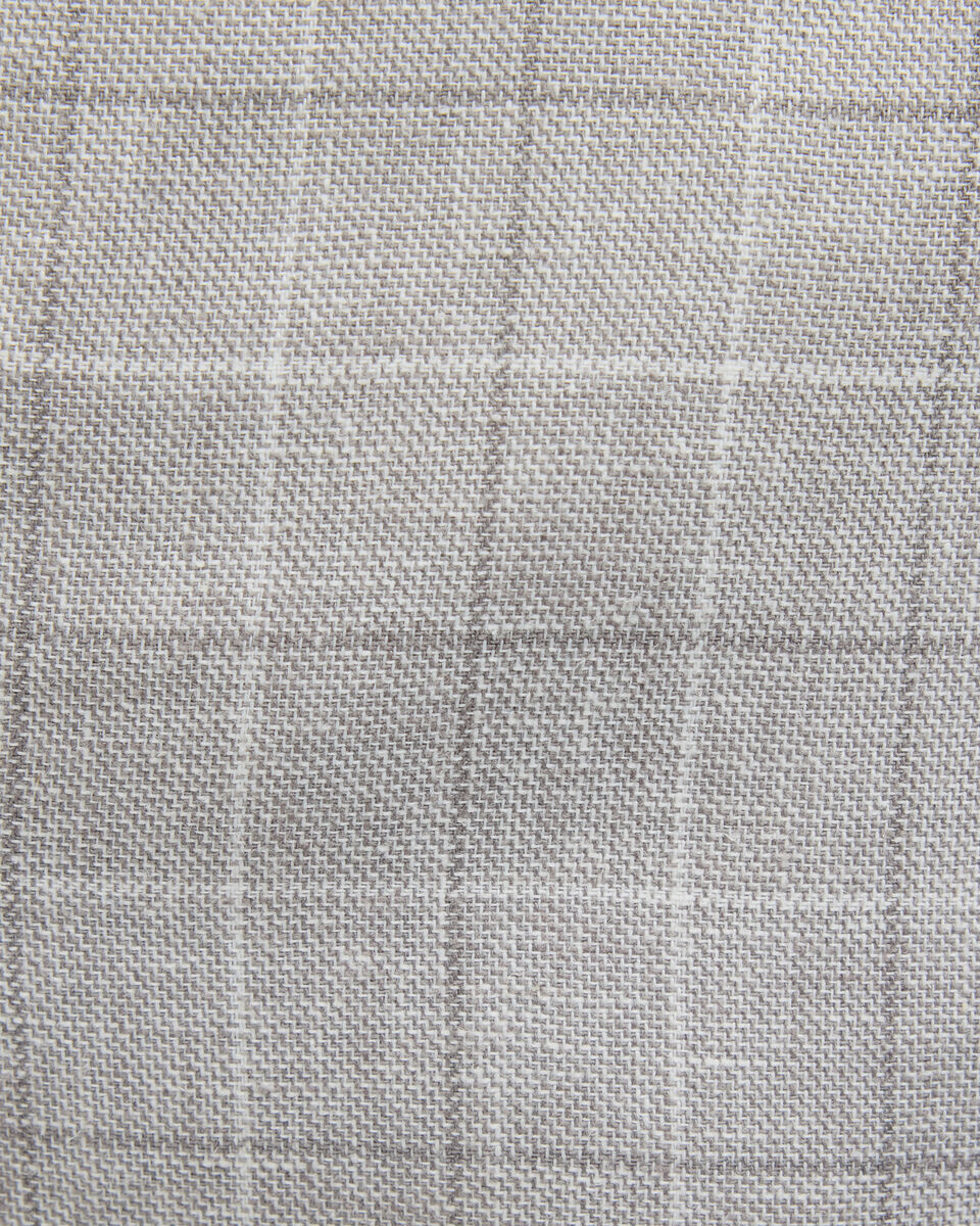 Windowpane Check Tailored Pant, Grey, hi-res